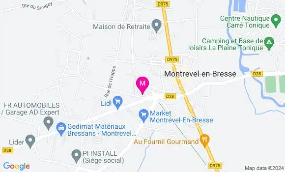 Localisation Dr Pierre Brantus