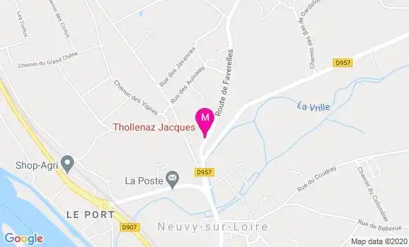 Localisation Dr Jacques Thollenaz