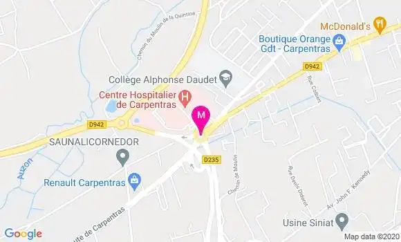 Localisation Dr Eric Cloux
