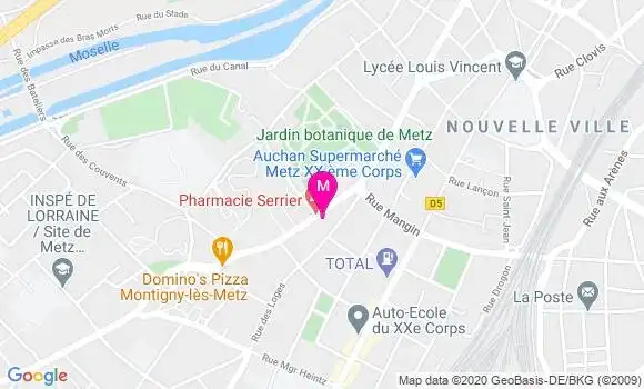 Localisation Dr Adeline Dross