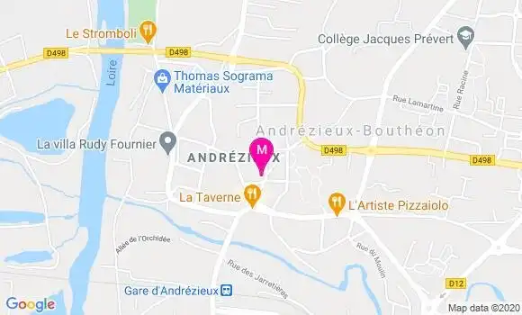 Localisation Dr Sandrine Chamouret
