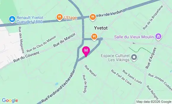 Localisation Dr Marielle Soufflet Bravard