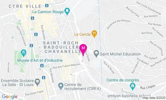 Localisation Dr Eric Brouillet