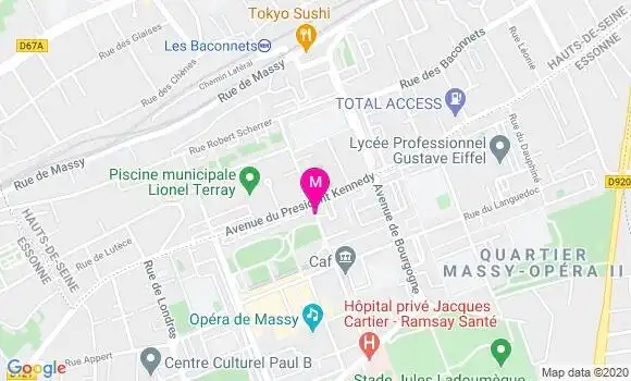 Localisation Dr Laurence Deneux Mesguich