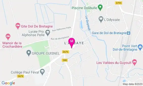 Localisation Dr Catherine Rouaux