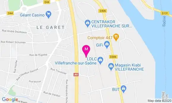 Localisation Dr Stephanie Gontard