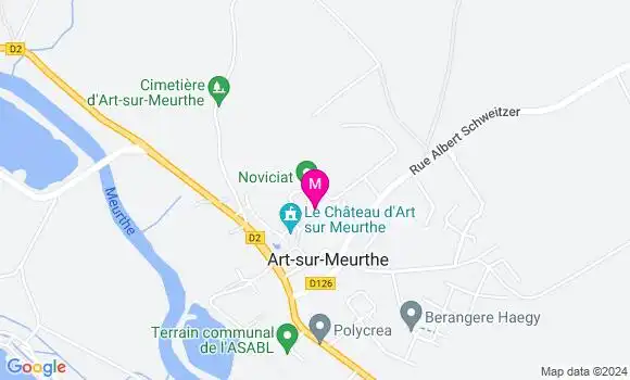 Localisation Dr Paul Emile Courtault