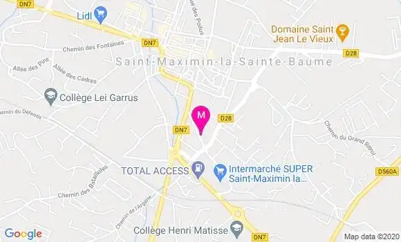Localisation Dr Cynthia Durand Kiss