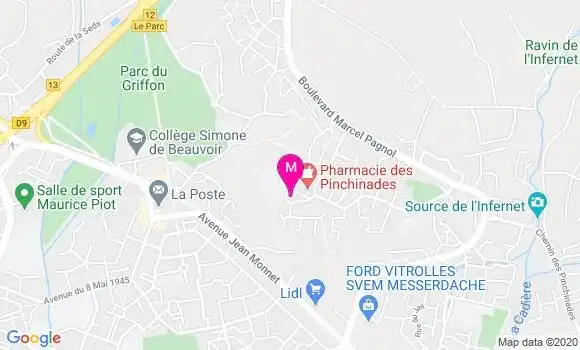 Localisation Dr Christine Maligner