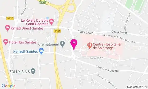 Localisation Dr Solene Lamarche