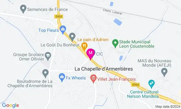 Localisation Dr Yan Hermant