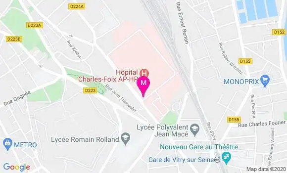 Localisation Dr Maxime Pace