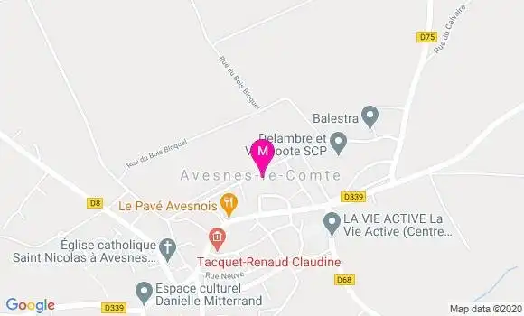 Localisation Dr Dorothee Gras