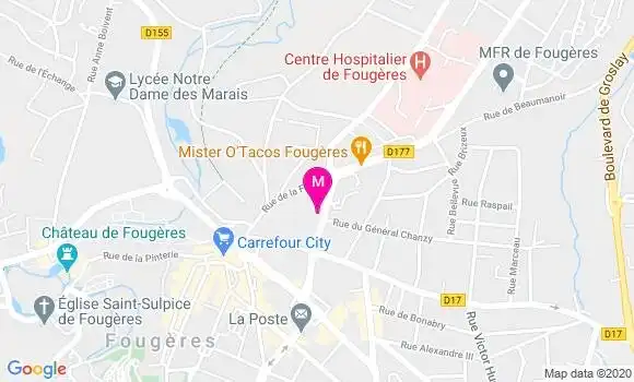 Localisation Dr Rose Marie Chevalier Davy