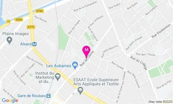 Localisation Dr Raphael Sergeant