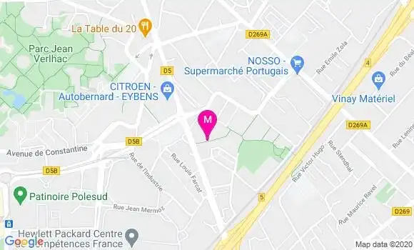 Localisation Dr Claire Sors