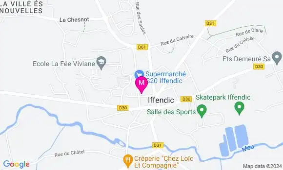 Localisation Dr Amandine Laurent Bizard