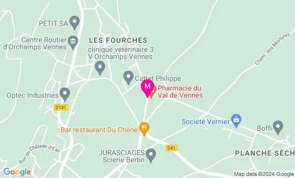 Localisation Dr Thibaud Colbach