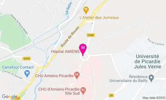 Localisation Dr Muriel Manganas