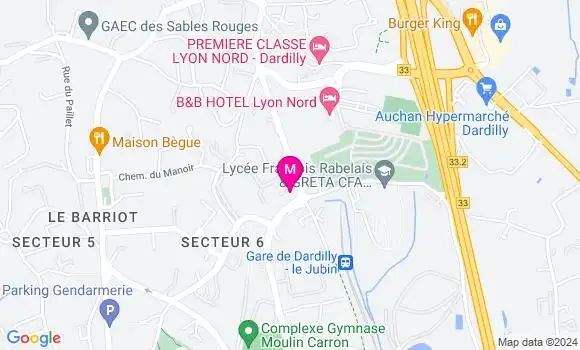 Localisation Dr Anne Lepretre