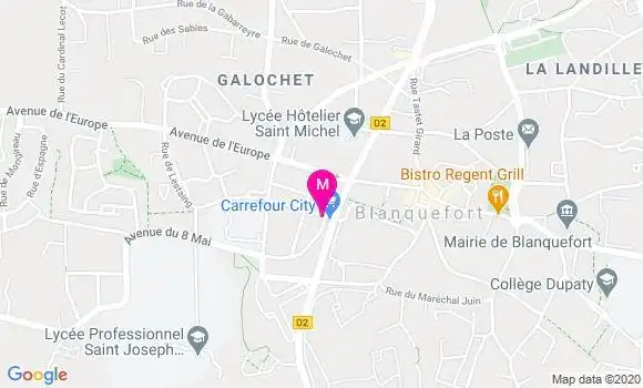 Localisation Dr Agnes Barreau