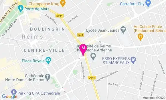 Localisation Dr Louise Vidal