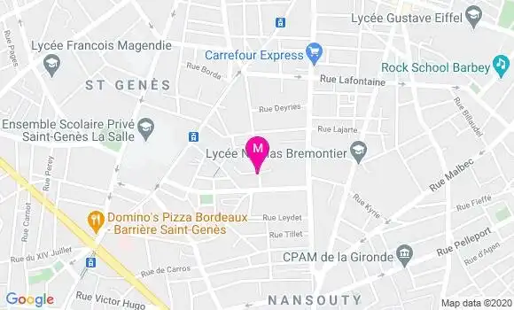 Localisation Dr Florence Breton