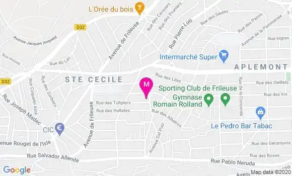 Localisation Dr Lisa Vauchel