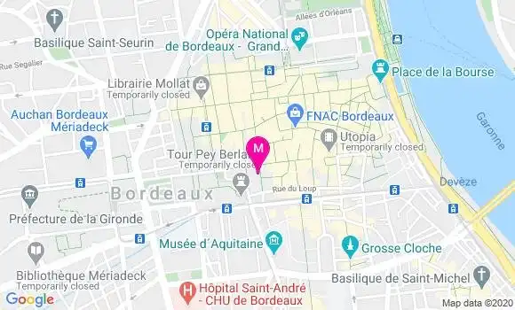 Localisation Dr Antoine Peyrelongue