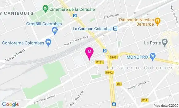 Localisation Dr Daphne Scoury