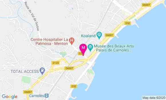 Localisation Dr Jean Louis Pesso