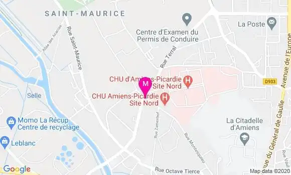 Localisation Dr Thierry Yzet