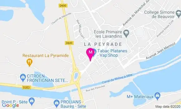 Localisation Dr Rachel Faivre