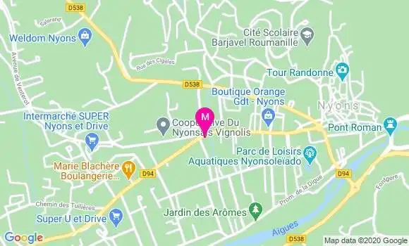 Localisation Dr Francoise Arsac