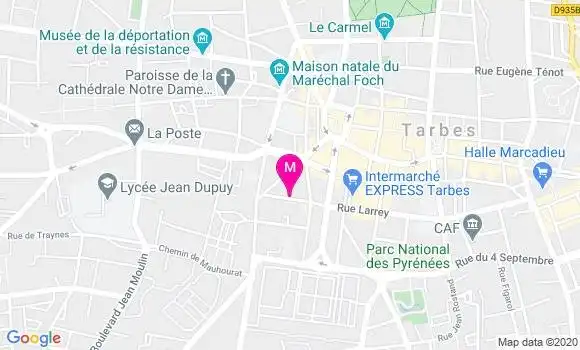 Localisation Dr Francois Dautezac