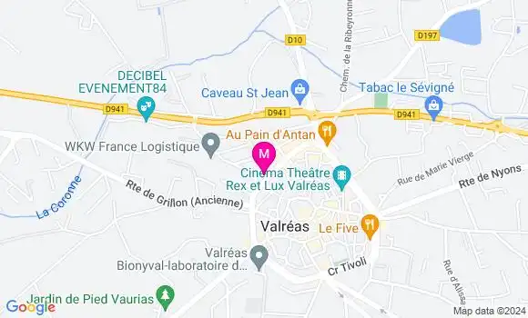 Localisation Dr Cécile Bonnafoux