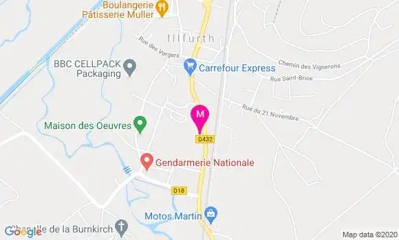 Localisation Dr Fabien Rousseau