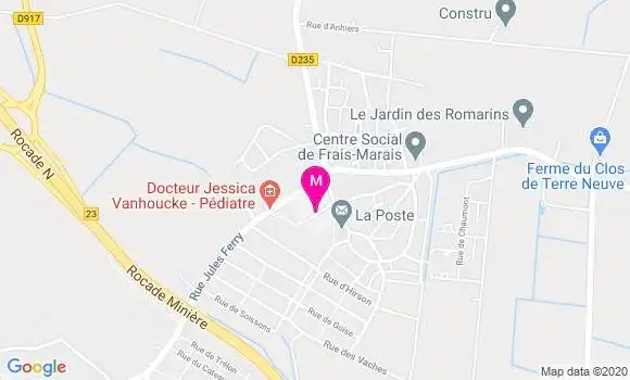 Localisation Dr Jessica Vanhoucke