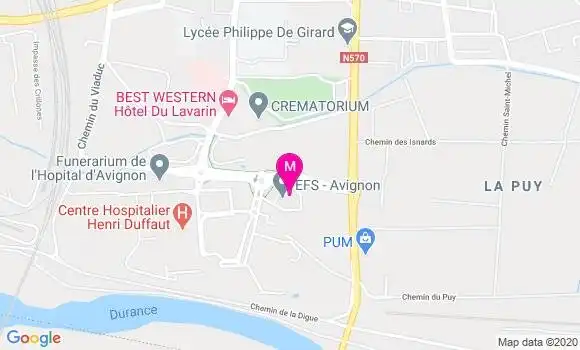 Localisation Dr Clemence Buchalet