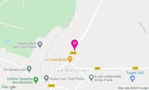 Localisation Dr Audrey Biron