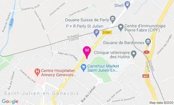 Localisation Dr Cecile Kerdudo Veau