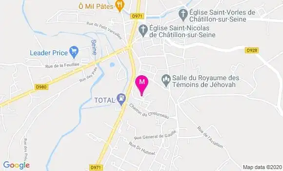 Localisation Dr Claude Plassard