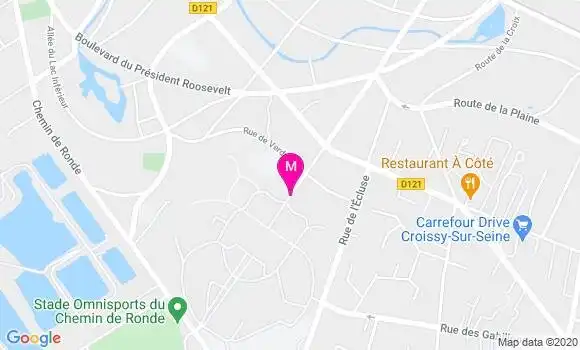 Localisation Dr Catherine Verdie