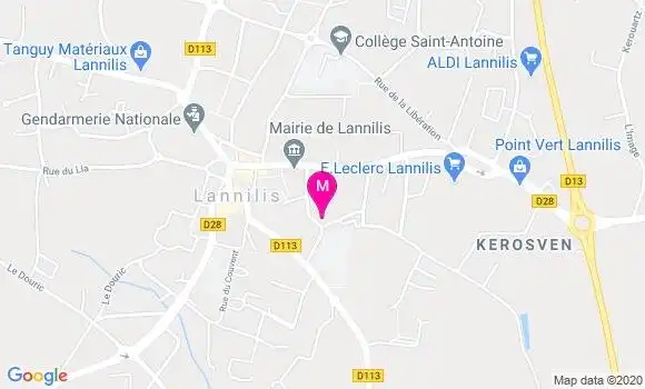 Localisation Dr Nolwenn Kerhuel Le Dosseur