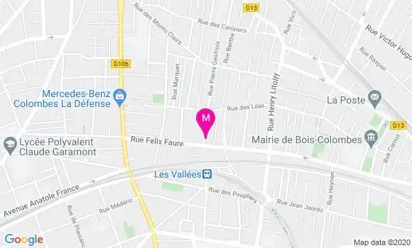 Localisation Dr Veronique Pellereau