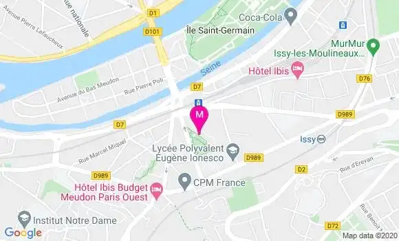 Localisation Dr Marine Ithurbide