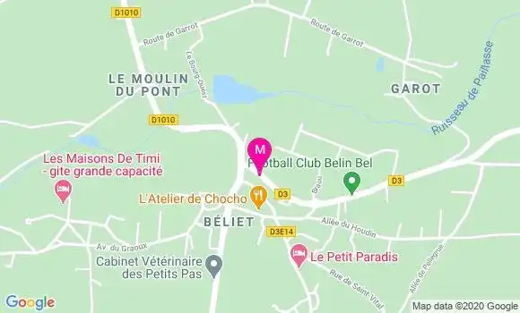 Localisation Dr Marie Pages