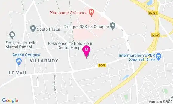 Localisation Dr Muriel Leroy Bertrand