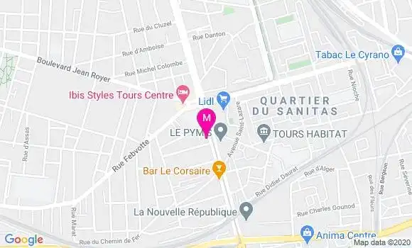 Localisation Dr Patrick Thomas