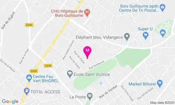 Localisation Dr Anthony Palacio